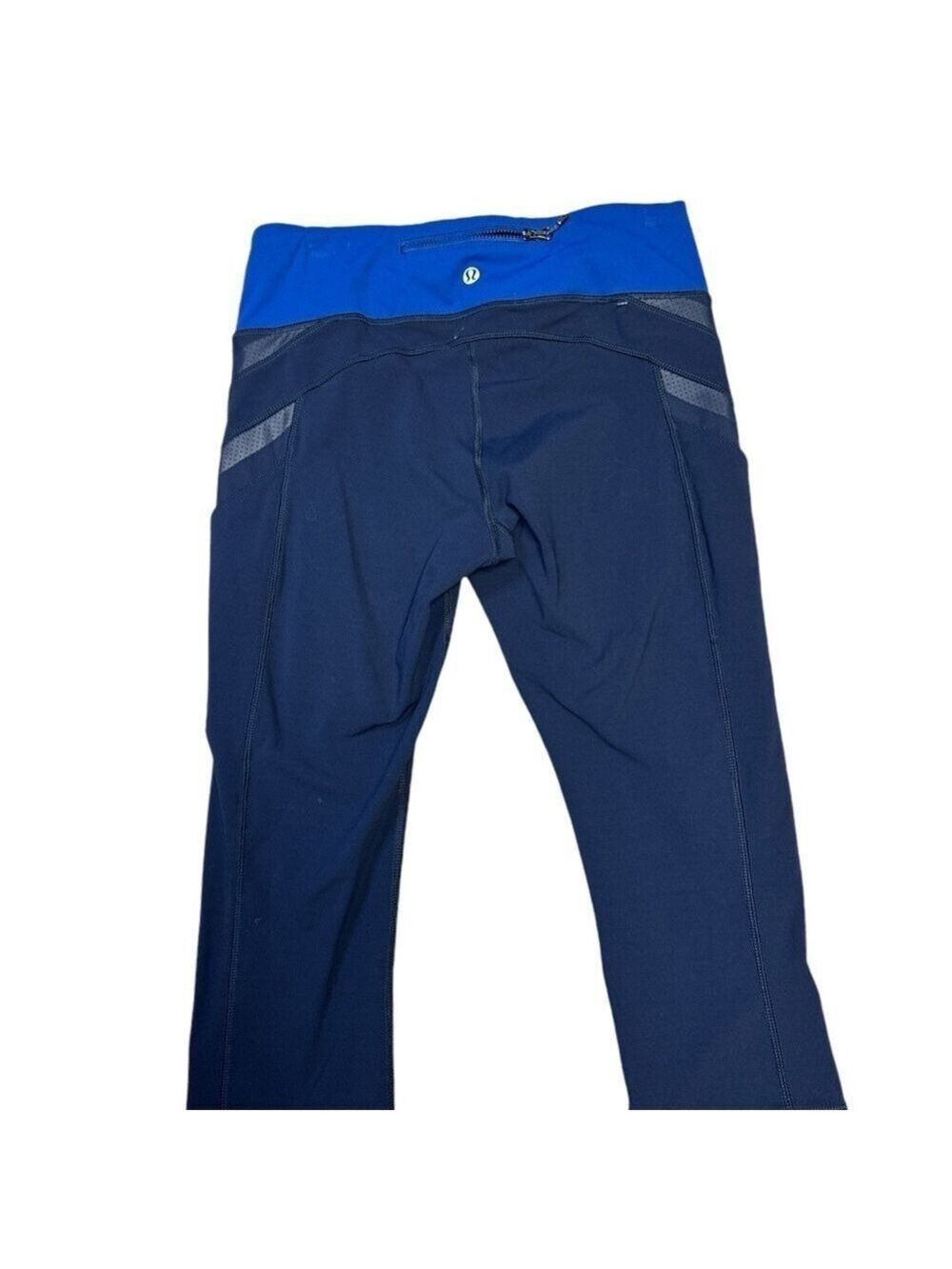 Lululemon ilumina Crop Luxtreme Women's Blue Cropped Leggings Yoga Gym Size 6 - Picture 5 of 9
